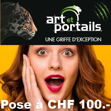 Art et Portails pose à CHF 100.-