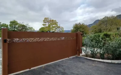 Pose de Portail Aluminium Coulissant en Suisse Romande