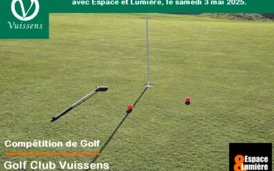 Incroyable Partenariat avec 1 Compétition de Golf à Vuissens